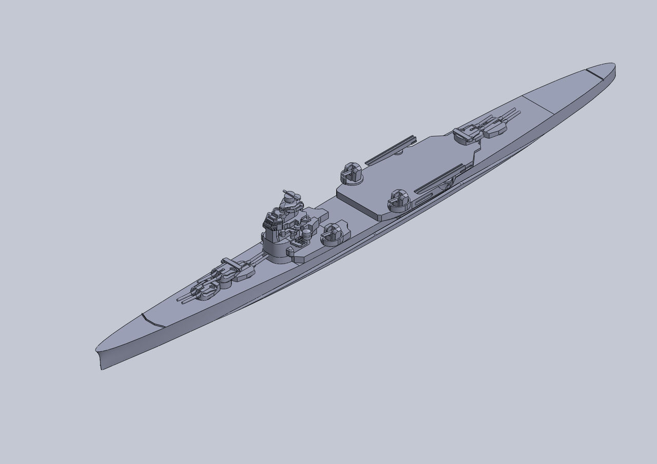 1/2000 妙高型重巡洋艦 原型製作記（その6） : DAMEYA＠1/144