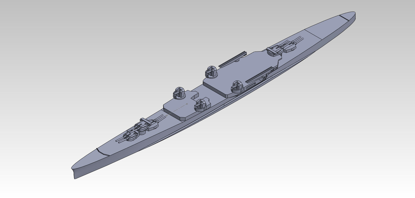 1/2000 妙高型重巡洋艦 原型製作記(その4) : DAMEYA@1/144 1/2000 妙高型重巡洋艦 原型製作記(その4) : DAMEYA@1/144