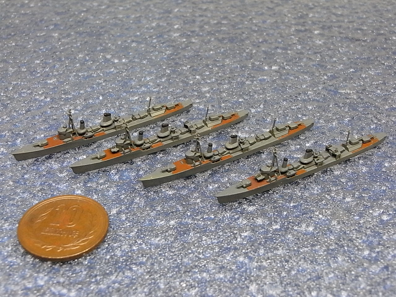 1/2000 神風型駆逐艦(UVレジン版)原型製作記 : DAMEYA＠1/144