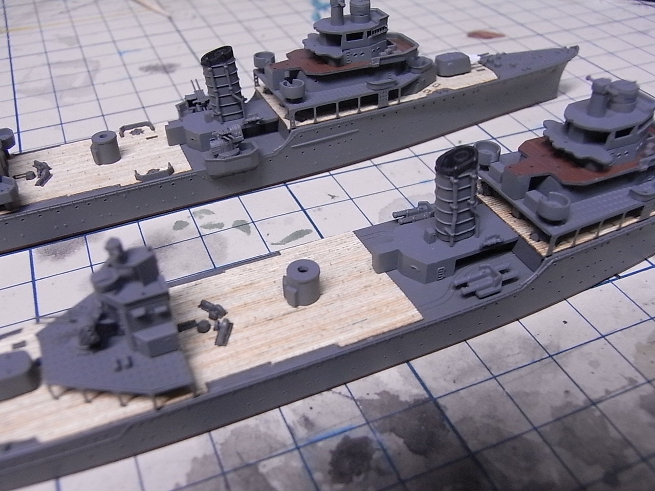 軽巡洋艦香取・鹿島製作記 その3 : DAMEYA@1/144 軽巡洋艦香取・鹿島製作記 その3 : DAMEYA@1/144