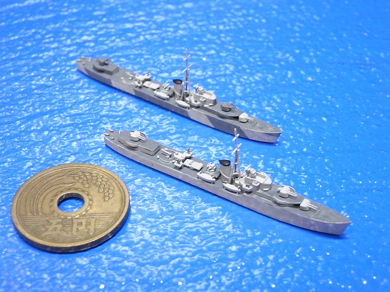1/2000 ジャベリン級駆逐艦サンプル完成♪ : DAMEYA＠1/144