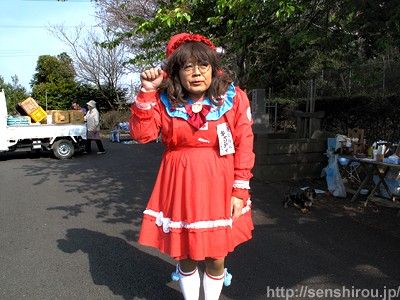 キャンディさん 旧軍コスプレ ヤミ屋 ラブリー ダミアン座頭市