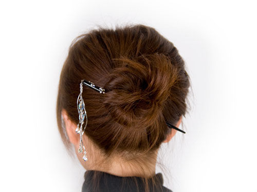 かんざしを使ったシニヨンヘアアレンジ Damy2のblog かんざしを使ったシニヨンヘアアレンジ Damy2のblog