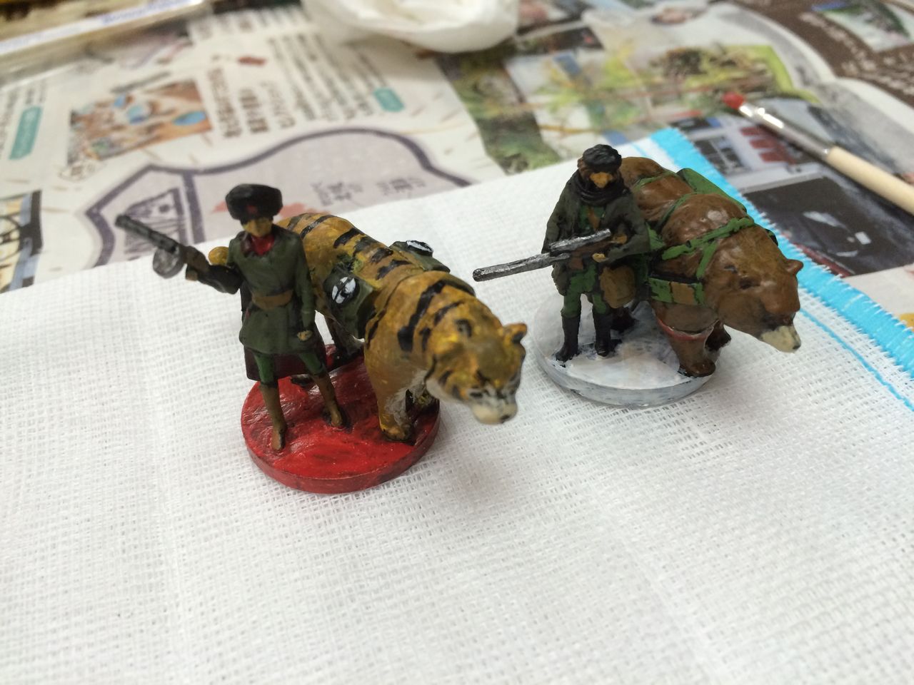 ２月１２日 A B C 工作会で Scythe のミニチュアを塗ってきた キャッチーでいてください