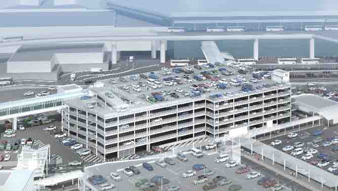 成田空港に新立体駐車場 7月 第1ターミナル前が600台増 第2前も来夏拡張へ 弾丸フライヤー