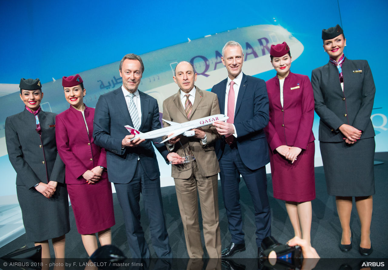 初号機はカタール航空に Jalも発注エアバスの最新鋭 A350 1000 とは 弾丸フライヤー 初号機はカタール航空に Jalも発注エアバスの最新鋭 A350 1000 とは 弾丸フライヤー