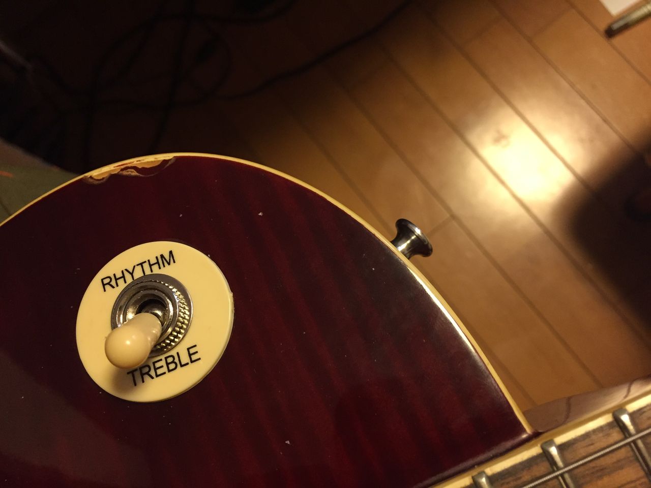 BlitZレスポールタイプのスイッチ交換 : フォトジェニックな