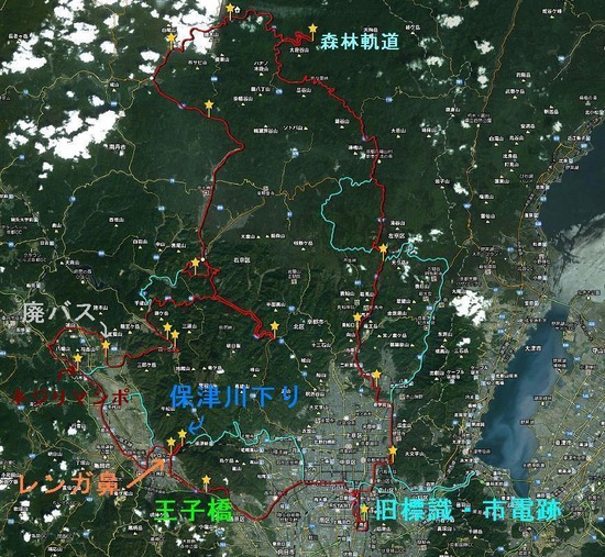 京都周遊ツアー地図_当日