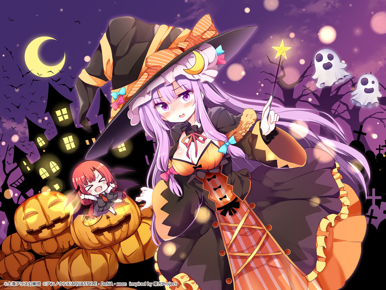 東方ダンマクカグラ 本日のミタマカード紹介は ウィックド ウィッチ パチュリー ノーレッジ 東方ダンマクカグラ攻略ブログ 仮