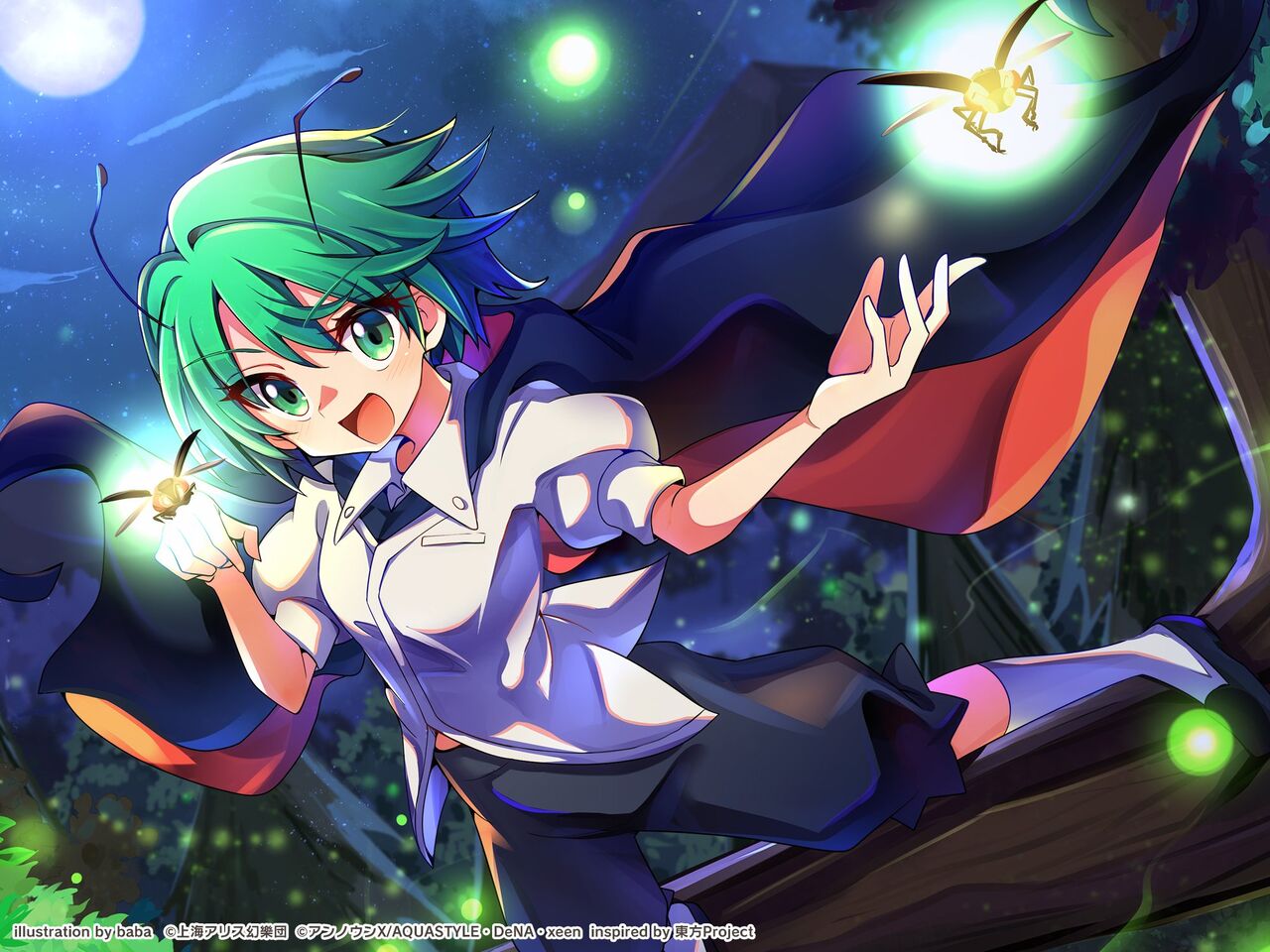 東方ダンマクカグラ 本日のミタマカード紹介は 真夏のルシフェリン リグル ナイトバグ 東方ダンマクカグラ攻略ブログ 仮 東方ダンマクカグラ 本日のミタマカード紹介は 真夏のルシフェリン リグル ナイトバグ 東方ダンマクカグラ攻略ブログ 仮