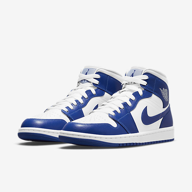 Nikeオンラインストア リストック Wmns Air Jordan 1 Mid Hyper Royal Dr Mag