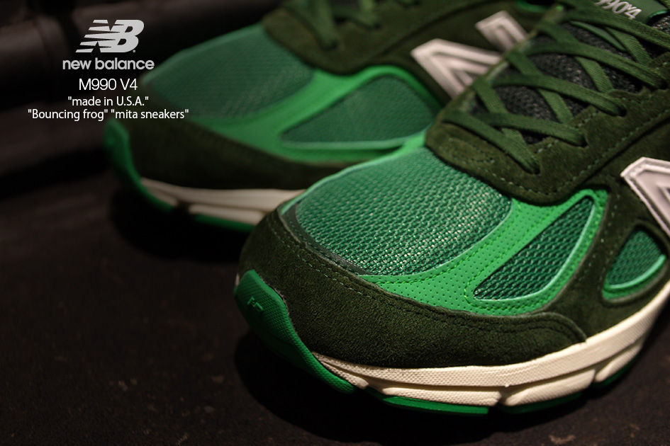 国内8月25日発売】mita sneakers x NEW BALANCE M990 V4 “Bouncing 