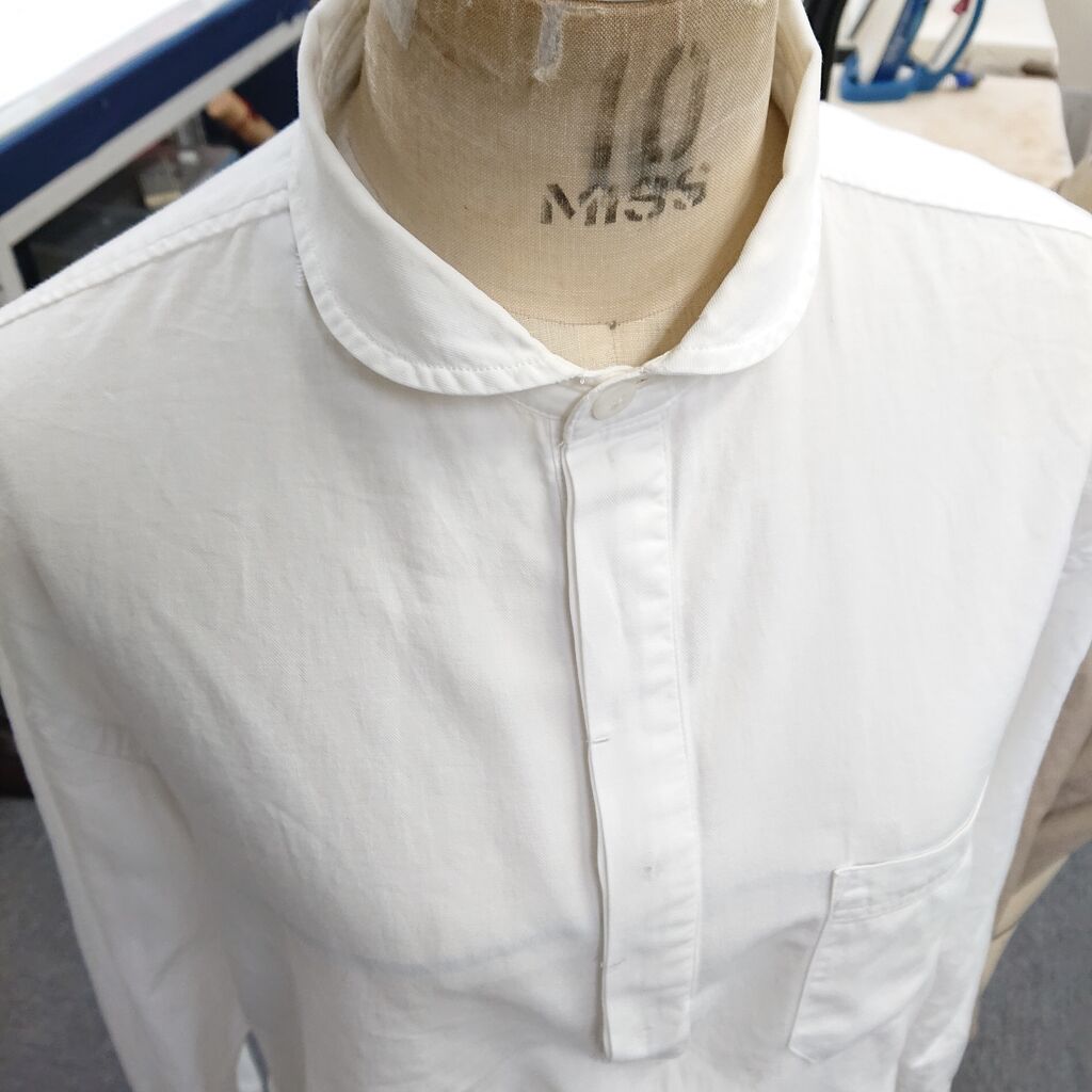 メンズシャツ 比翼前立て部分縫い パタンナーのたまご