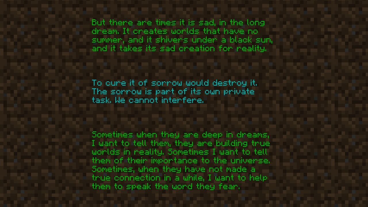 エンディング全貌 ぴくみそのminecraft日記 時々違うの