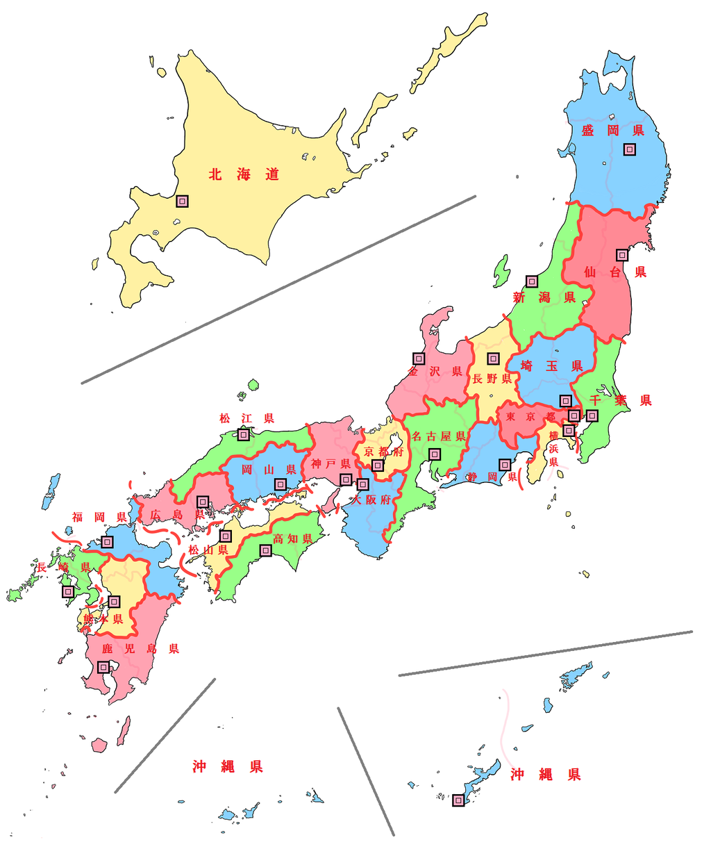 画像 日本の都道府県を ９８ に増やした地図が面白すぎると話題 これでよくね ｗｗｗｗｗｗｗ 芸能エンタメ Darkside