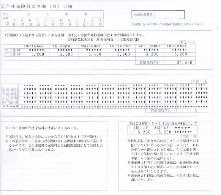 2015年6月16日の出来事 正直な対応 平成27年度介護保険料決定 Dasa0325のブログ