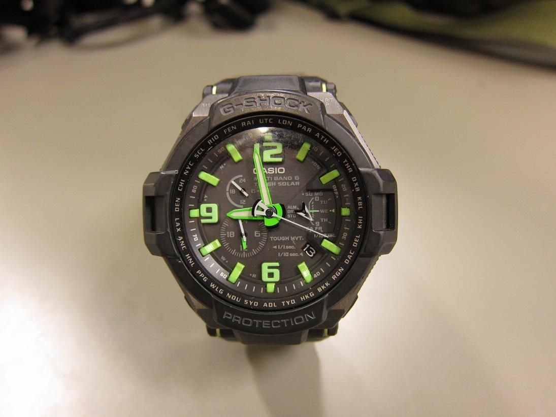 パイロット以上にタフな『G-SHOCK SKY COCKPIT GW-4000』 : また杖が