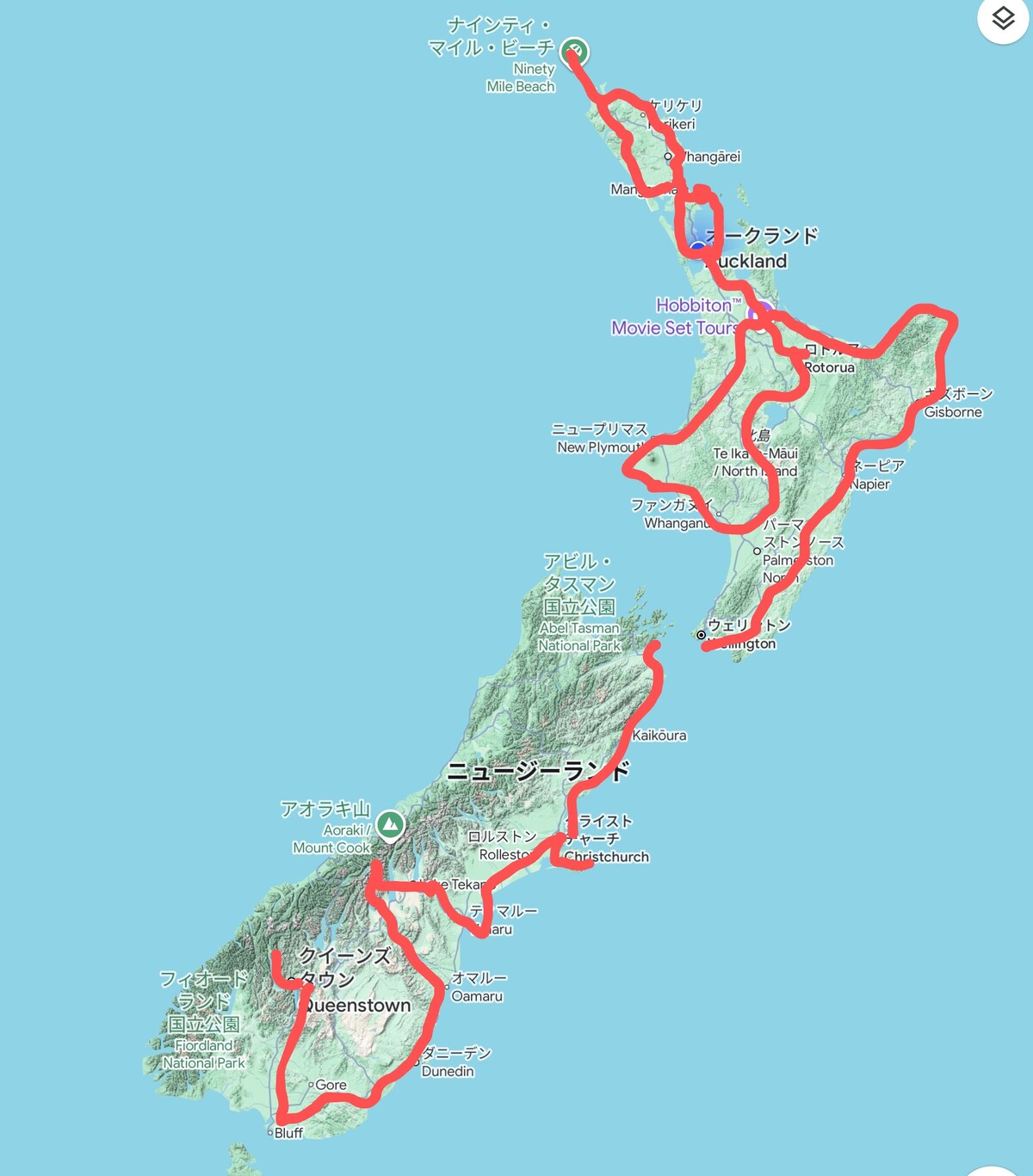 自転車旅 ニュージーランドまとめ : 自転車と世界一周