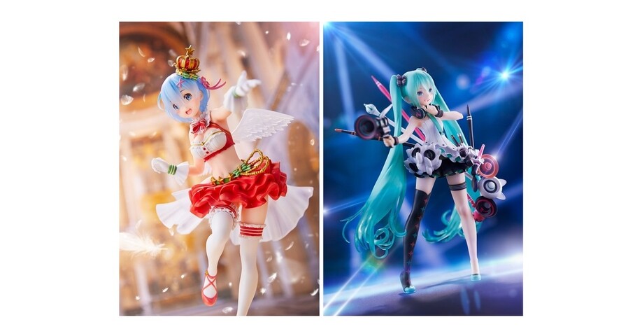 セブンネットで予約受付中 Re ゼロから始める異世界生活 プレシャスフィギュアf レム Special Edition 初音ミク プレシャスフィギュアf ミク Special Edition シナウス 限定品薄在庫復活速報