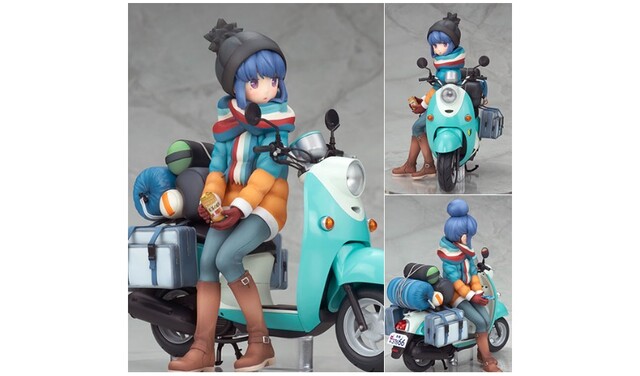 あみあみ ゆるキャン 志摩リン With スクーター 1 10 完成品フィギュア シナウス 限定品薄在庫復活速報