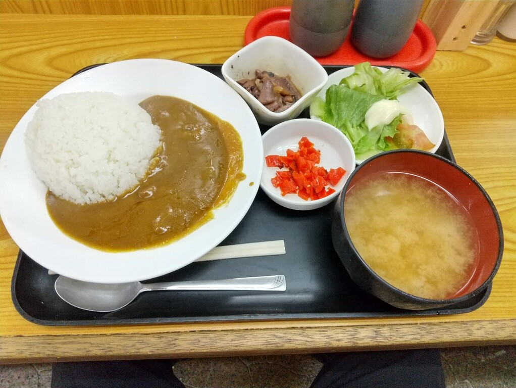 ワンコインのカレーライス にのみや食堂 横浜市中区松影町 相変わらず基本的にお一人様 散歩の暇人 改
