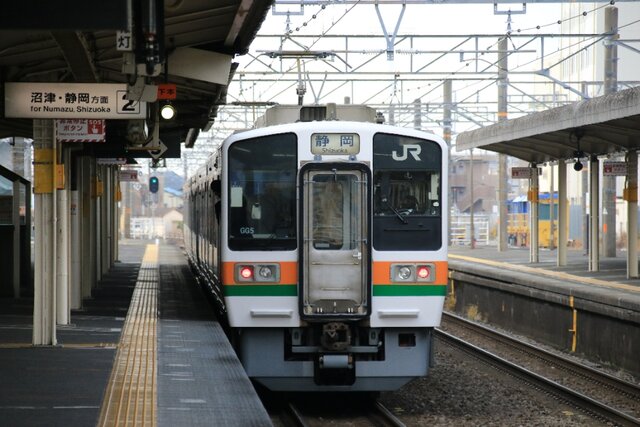 寒風に曝されホームで啜るそばは格別 みしまコロッケそば 桃中軒 三島駅 相変わらず基本的にお一人様 散歩の暇人 改