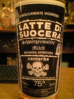 ラッテ・ディ・スゥォチェラ [ LATTE DI SUOCERA ] 』 : BAR LOG