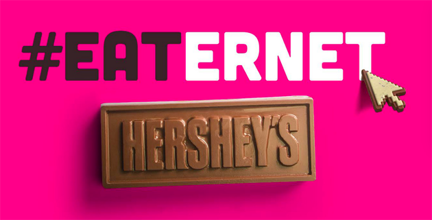 web上のチョコレートアイコンをクリックすると本当に食べられる!?美味しいデジタルキャンペーン「#EATERNET」