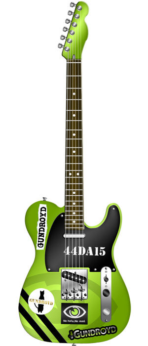 Daw速報 ギターにステッカーを貼ると音が悪くなる