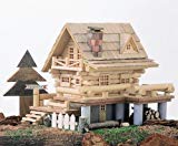 デッキのあるログハウス A20 ログハウス貯金箱 工作キット