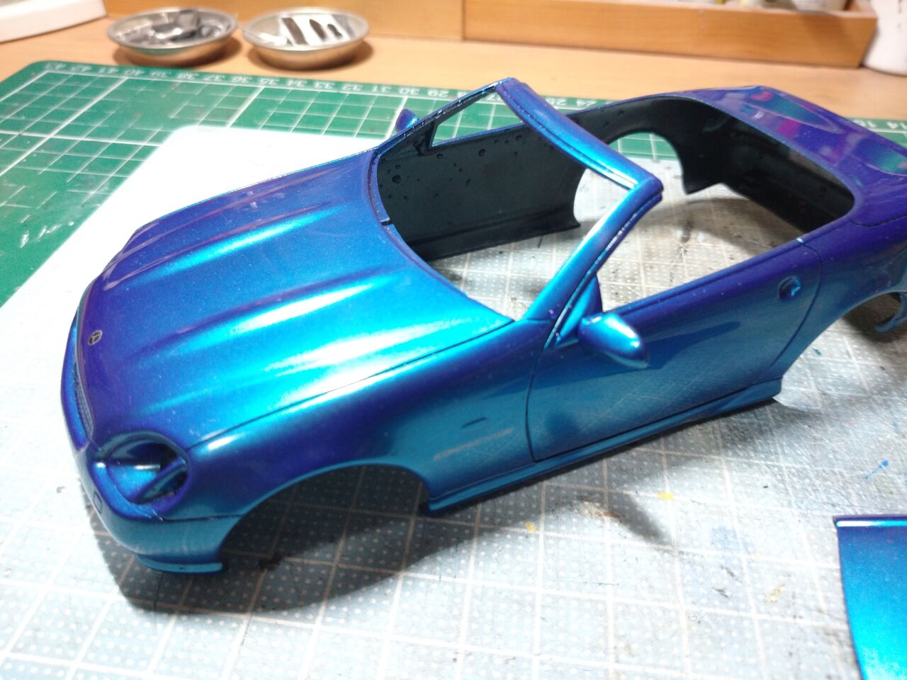 AMG Mercedes SLK 230 1/24 プラモデル フジミ 1/24 AMG Mercedes SLK230【13】 : ムーンフェイズの趣味の小部屋