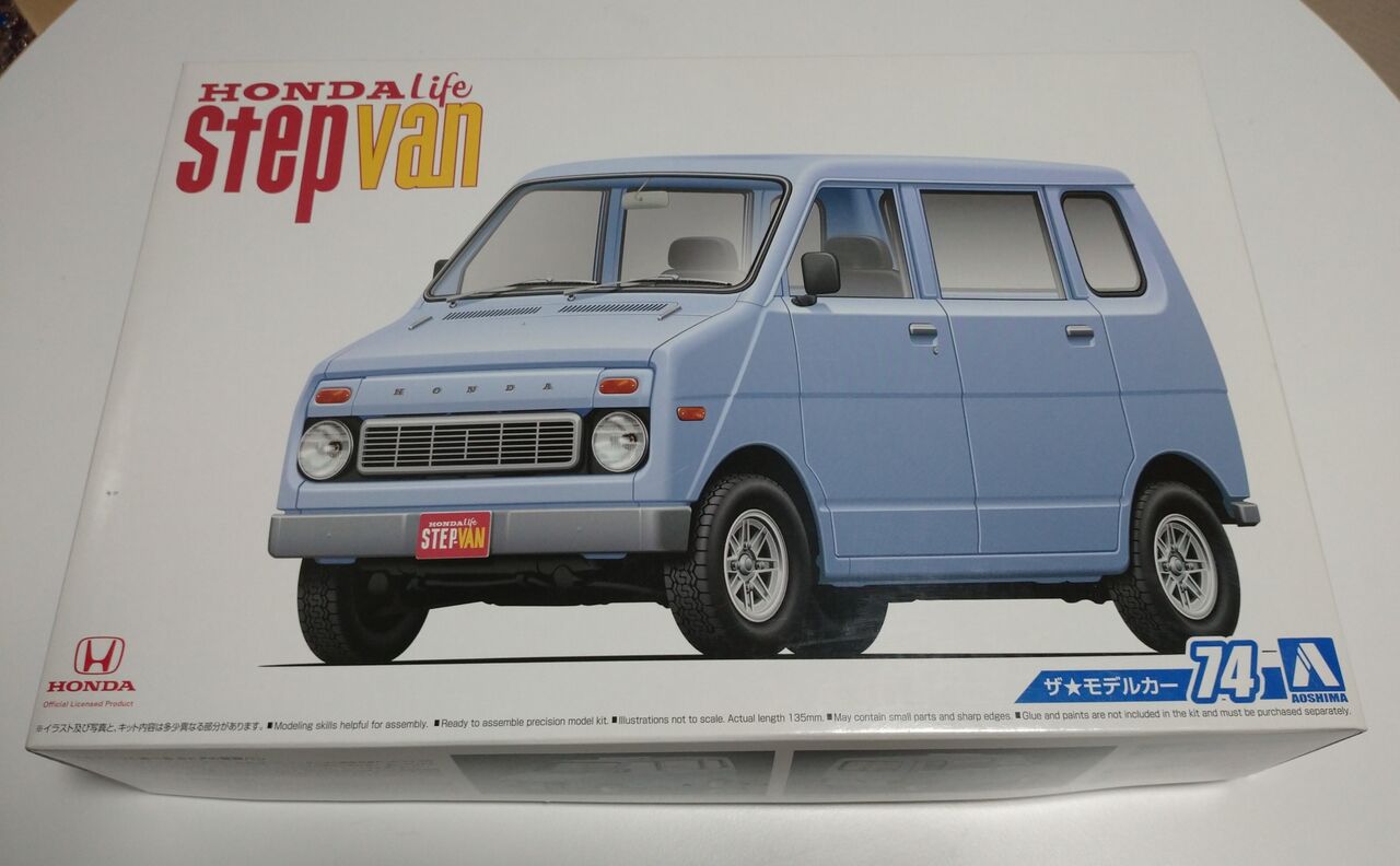 絶版 アオシマ ホンダ ライフ ステップバン・ラリー Mr.BABY