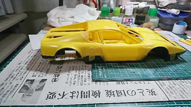フジミ 1/16 フェラーリ512BB【1】 : ムーンフェイズの趣味の小部屋 フジミ 1/16 フェラーリ512BB【1】 : ムーンフェイズの趣味の小部屋