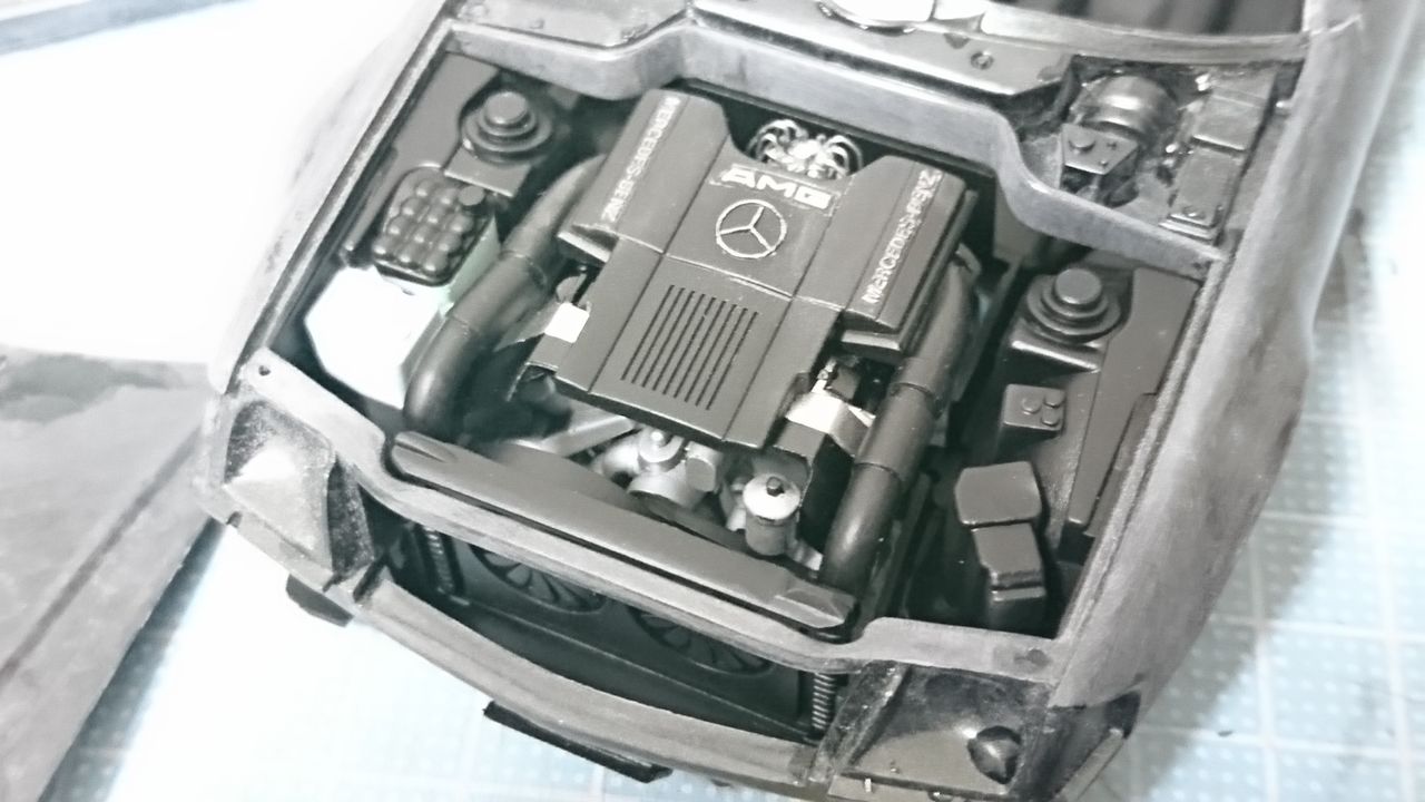 タミヤ メルセデス・ベンツ 500SL AMG【6】 : ムーンフェイズの趣味の 