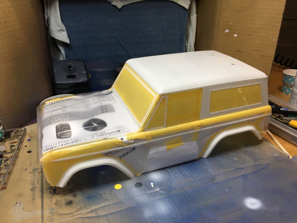 フォードブロンコ 1973年型 ボディー塗装 その2 : Daytona7 店長のブログ