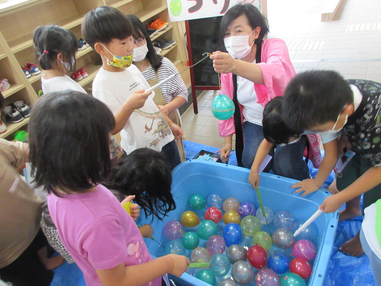 夏祭りごっこをしました 彡 保育所 太宰府園 こんなことがあったよ