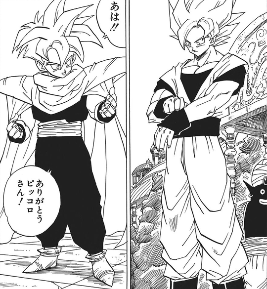 孫悟飯 わぁ ピッコロさんの胴着だ ｷｬｯｷｬ アルティメット速報 ドラゴンボールの話題を紹介するまとめブログ