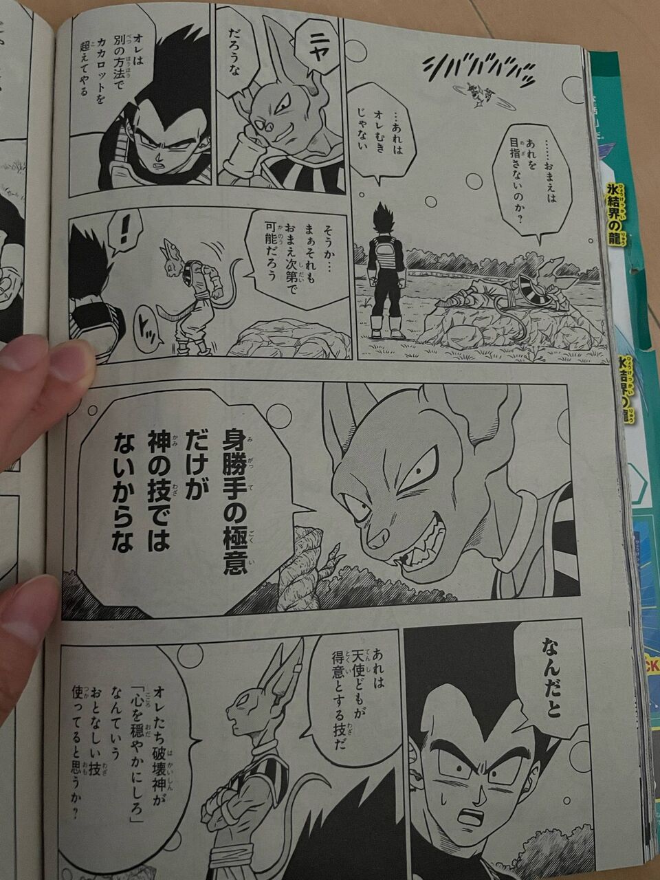 悲報 漫画版ドラゴンボール超のベジータさん 破壊神ビルスに鍛えてもらう アルティメット速報