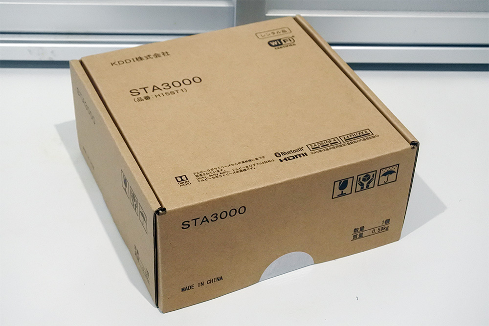 auひかり、セットトップボックスをSTA3000に機種変。しゃきしゃき動く