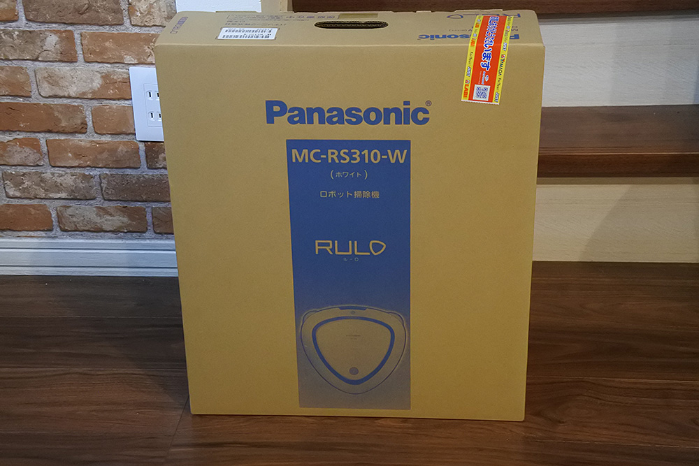 ロボット掃除機Panasonic RULO（ルーロ）MC-RS310が、かわいい