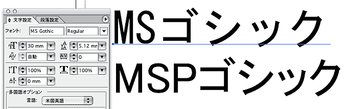 MSゴシック。 : ミーハーのこだわり