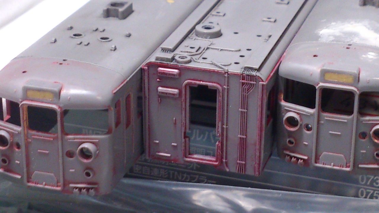 模型加工】475系 (金沢総合車両所・復活国鉄色・A19編成) を作る