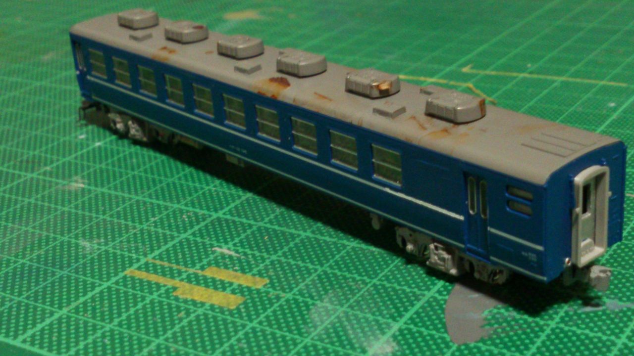 模型製作】12・14系「ムーンライト高知・松山」 : 周防模型工房