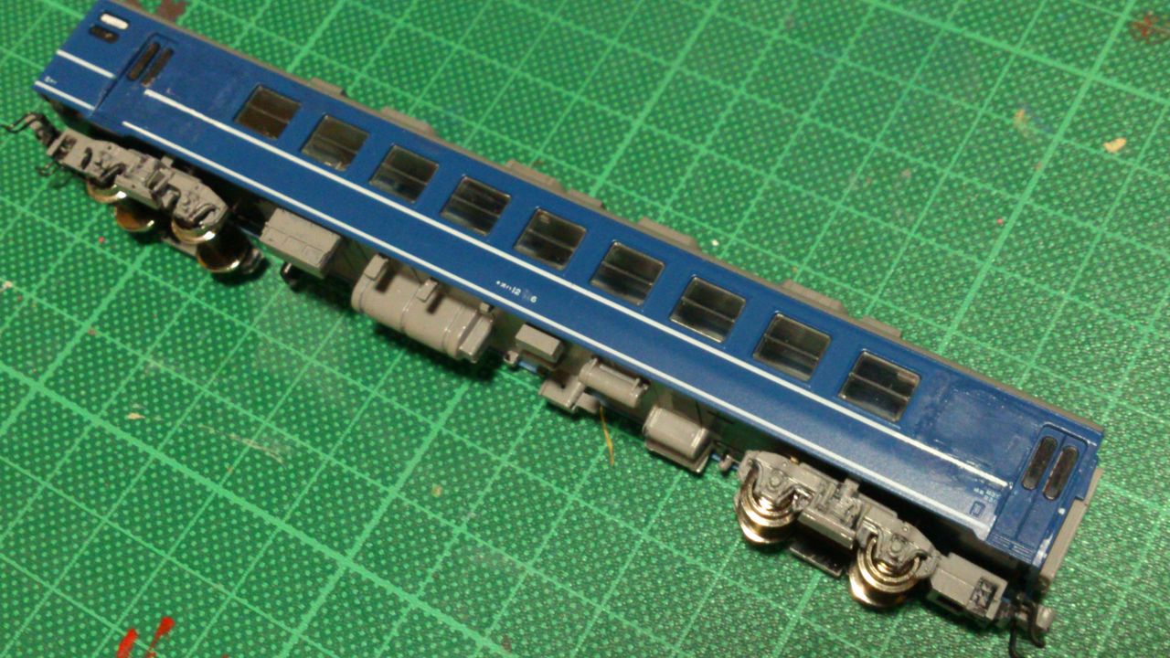 模型製作】12・14系「ムーンライト高知・松山」 : 周防模型工房