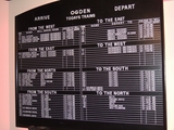 Ogden Union StationTime Table circa 1955