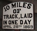 10 MILES OF TRACK, LAID IN ONE DAY