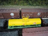 Dupont Chemical Tank Car in Detroit model railroad club
