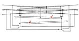 Double Slip Switch Linkage and wiring