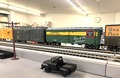 Burlington express reefer on the track (2)
