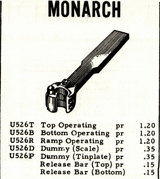 Monarch Price List 1963